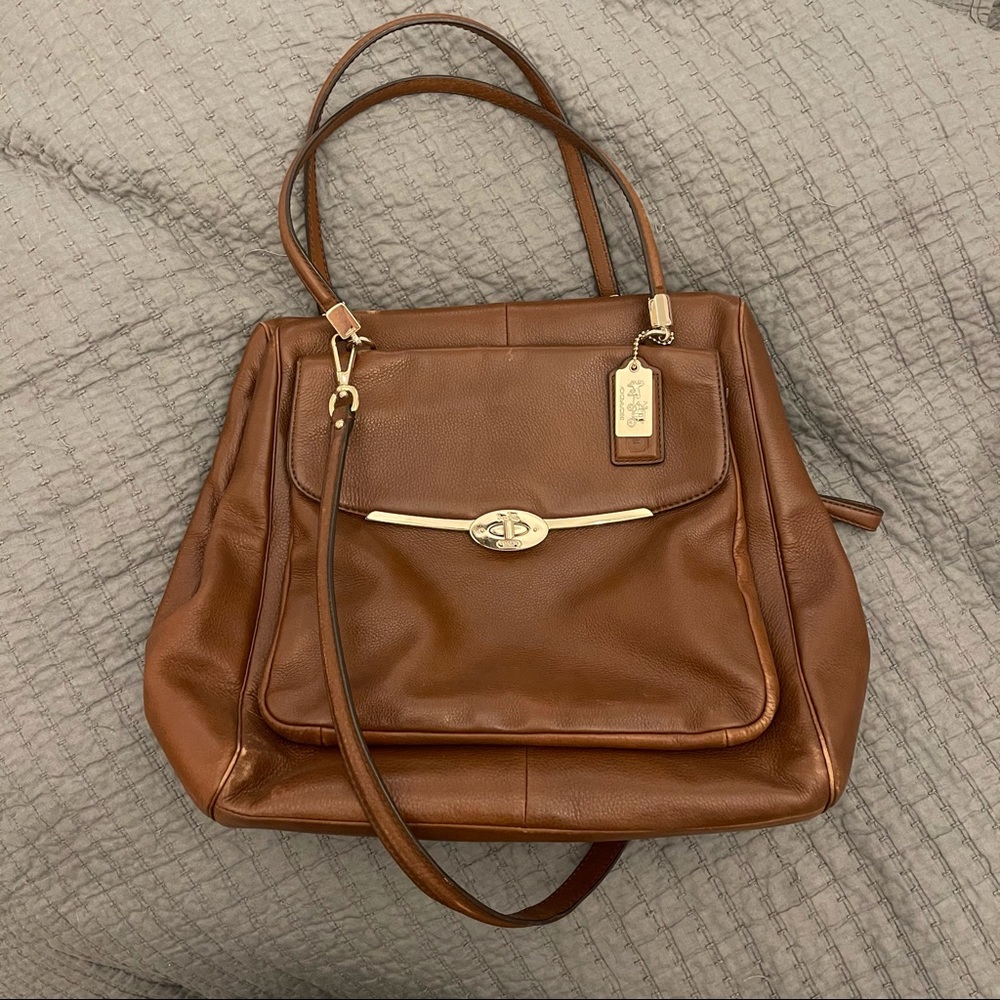 Coach leather purse